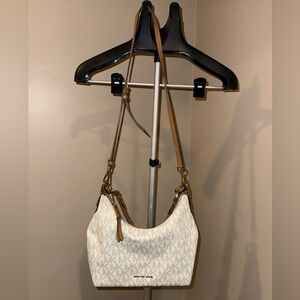 Michael Kors Tan and Cream Shoulder Bag